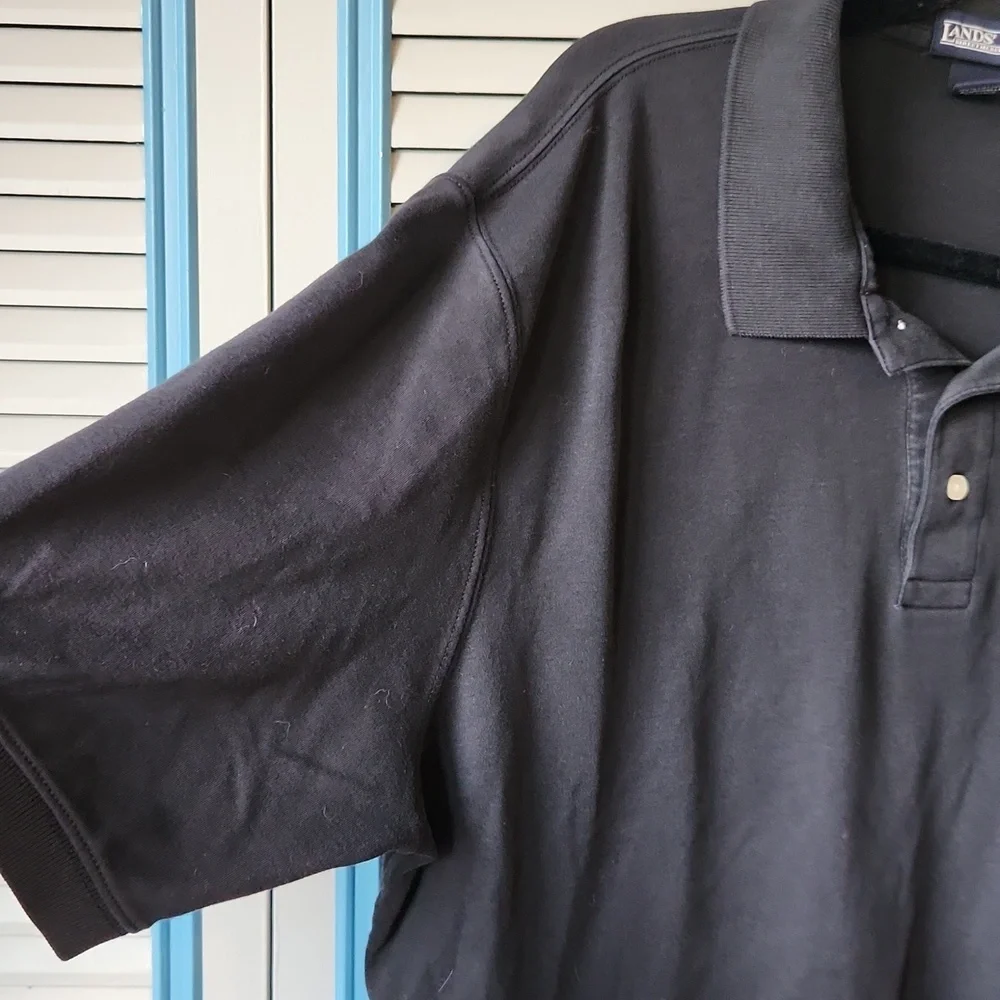 Lands’ End Black Men’s Polo